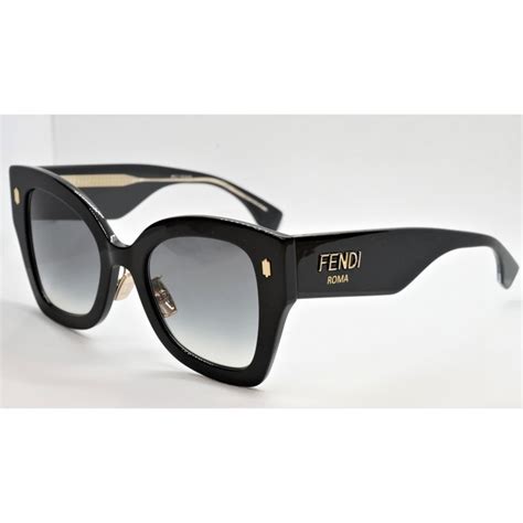 fendi okulary czarne|Women's Designer Sunglasses .